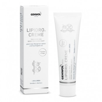 Gehwol Med Lipidro Cream 75ml |Κρέμα για τη Φροντίδα της Ξηρής Επιδερμίδας των Ποδιών