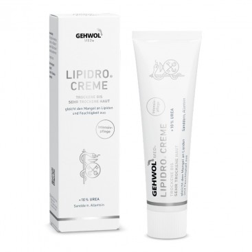 Gehwol Med Lipidro Cream 75ml |Κρέμα για τη Φροντίδα της Ξηρής Επιδερμίδας των Ποδιών