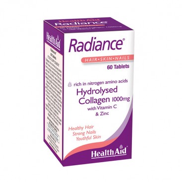 Health Aid Radiance 1000mg 60tabs | Υδρολυμένο Κολλαγόνο 1000mg με Βιταμίνη C & Ψευδάργυρο