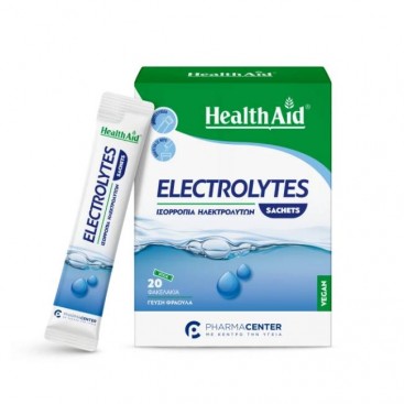 Health Aid Electrolytes 20 sachets | Ηλεκτρολύτες σε φακελίσκους για Άμεση Ενυδάτωση
