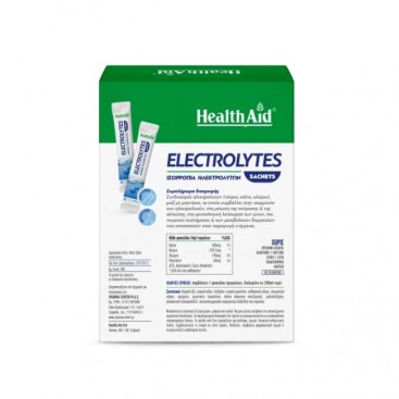 Health Aid Electrolytes 20 sachets | Ηλεκτρολύτες σε φακελίσκους για Άμεση Ενυδάτωση