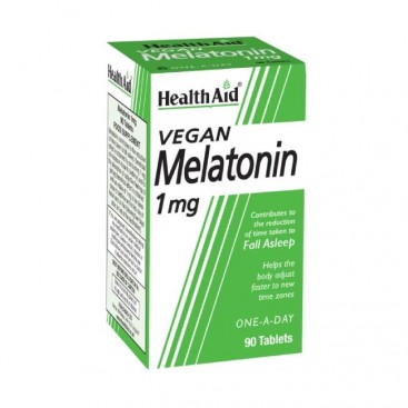Health Aid Melatonin 1mg 90tbs | Συμπλήρωμα Διατροφής Μελατονίνης για τον Ύπνο