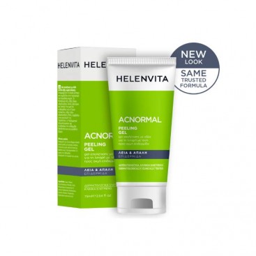 Helenvita ACNormal Peeling Gel 75ml | Gel Απολέπισης για Λιπαρή, με Τάση προς Ακμή Επιδερμίδα