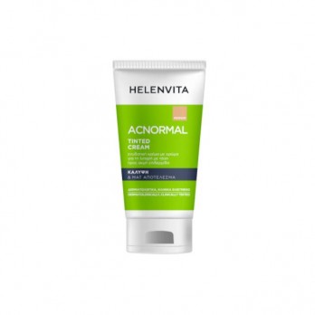 Helenvita ACNormal Tinted Cream 60ml | Ενυδατική Κρέμα με Χρώμα για Λιπαρή με τάση προς Ακμή Επιδερμίδα