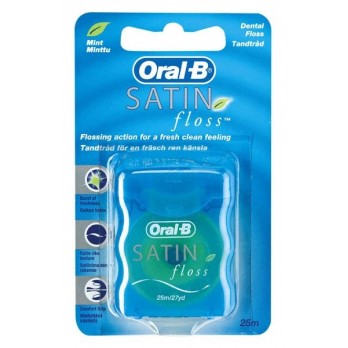 Oral-B Satin floss 25m | Οδοντικό Νήμα με Γεύση Μέντας
