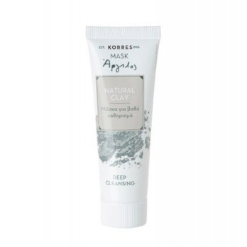 Korres Mask Natural Clay 18ml | Μάσκα με Άργιλο για Βαθύ Καθαρισμό 