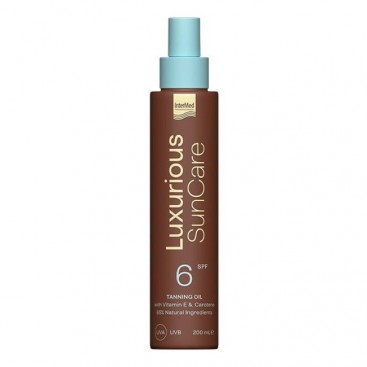 Intermed Luxurious Sun Care Tanning Oil SPF6 200ml | Ξηρό Λάδι για Γρήγορο & Έντονο Μαύρισμα