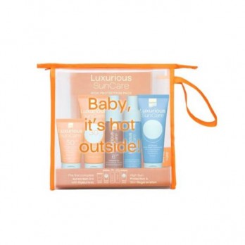 Intermed Luxurious Sun Care High Protection Pack Αντηλιακή Κρέμα Προσώπου SPF50, 40ml & Αντηλιακή Κρέμα Σώματος SPF30, 75ml & Λάδι Μαυρίσματος, 50ml & After Sun Δροσιστικό Gel, 50ml & Αντιοξειδωτικό Σπρέι Σώματος, 75ml