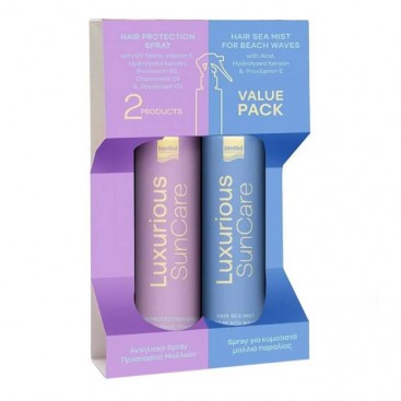 Intermed Luxurious Sun Care Hair Protection Spray Αντηλιακό Spray για τα Μαλλιά 200ml & SunCare Hair Sea Mist Σπρέι για Κυματιστά Μαλλιά 200ml 