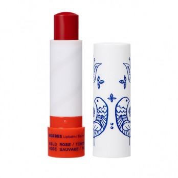 Korres Lipbalm Wild Rose Tinted 4.5g | Ενυδατική Φροντίδα για Χείλη με Άγριο Τριαντάφυλλο με Χρώμα