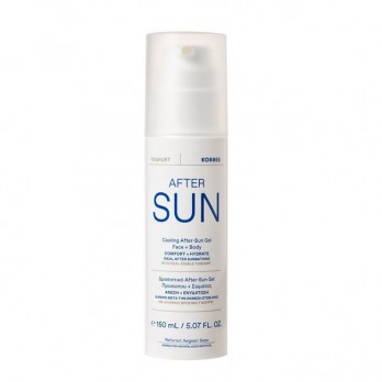 Korres After Sun Cooling Gel Face & Body 150ml | Γαλάκτωμα-Gel Γιαούρτι για Μετά τον Ήλιο Προσώπου & Σώματος