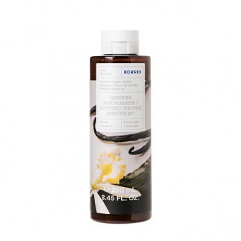 Korres Body Cleanser Mediterranean Vanilla Blossom 250ml | Αφρόλουτρο με Άρωμα Άνθη Βανίλιας