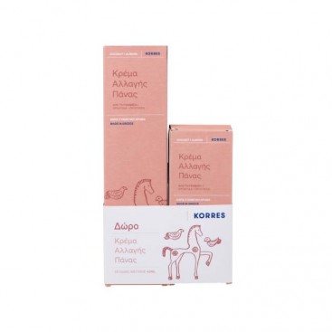 Korres Baby Nappy Change Cream Coconut & Almond Κρέμα Αλλαγής Πάνας με Καρύδα και Αμύγδαλο 150ml & Δώρο Κρέμα Αλλαγής Πάνας σε Ειδικό Μέγεθος 40ml