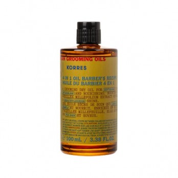 Korres Athenian Grooming 4 in 1 Oil Barber's Recipe 100ml | Ξηρό Λάδι Περιποίησης για Μαλλιά και Γένια 4 σε 1