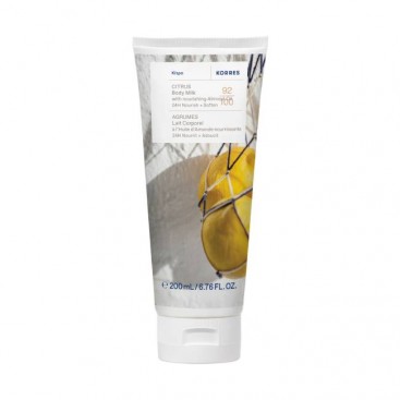 Korres Body Milk Citrus 200ml | Γαλάκτωμα Σώματος με Άρωμα Κίτρο