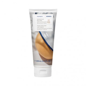 Korres Body Smoothing Milk Grapefruit 200ml | Ενυδατικό Γαλάκτωμα Σώματος με Άρωμα Γκρέιπφρουτ