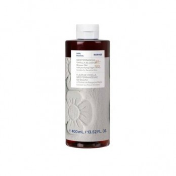 Korres Body Cleanser Mediterranean Vanilla Blossom 400ml | Αφρόλουτρο με Άρωμα Άνθη Βανίλιας