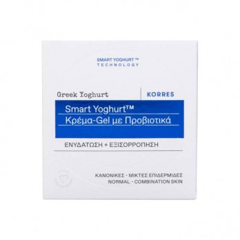 Korres Greek Yoghurt, Smart Yoghurt™ Probiotic Gel-Cream 40ml |  Κρέμα-Gel Προσώπου  με Προβιοτικά για Κανονικές - Μικτές Επιδερμίδες