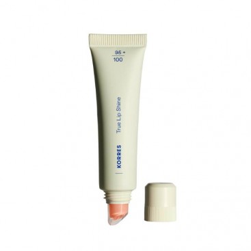 Korres True Lip Shine 03 Peach Shimmer 10ml | Balmy Lip Shine με Χρώμα για Λάμψη & Ενυδάτωση των Χειλιών