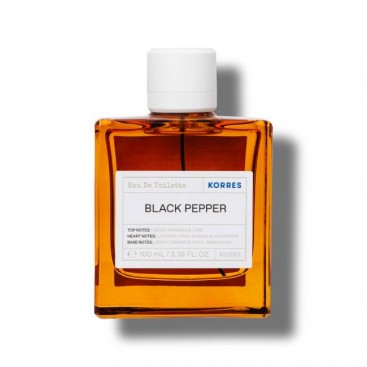 Korres Black Pepper Eau de Toilette 100ml | Ανδρικό Άρωμα 
