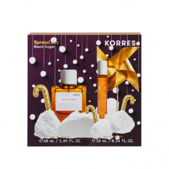 Korres Black Sugar Eau de Toilette Γυναικείο Άρωμα 50ml & Black Sugar Eau de Toilette Γυναικείο Άρωμα 10ml