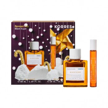 Korres Black Sugar Eau de Toilette Γυναικείο Άρωμα 50ml & Black Sugar Eau de Toilette Γυναικείο Άρωμα 10ml