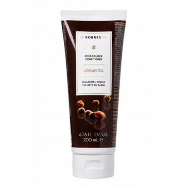 Korres Argan Oil Post Colour Conditioner 200ml | Μαλακτική Κρέμα για Μετά τη Βαφή