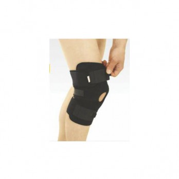 Kalmedica Επιγονατίδα Neoprene Ανοικτή με Οπή σε Χρώμα Μαύρο One Size