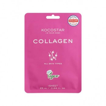 Kocostar Collagen Face Mask 1τμχ | Εμποτισμένη Μάσκα Αναζωογόνηση