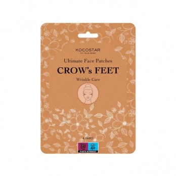Kocostar Ultimate Face Patches Crow's Feet Wrinkle Care 4 ζεύγη | Επιθέματα για τις Ρυτίδες των Ματιών