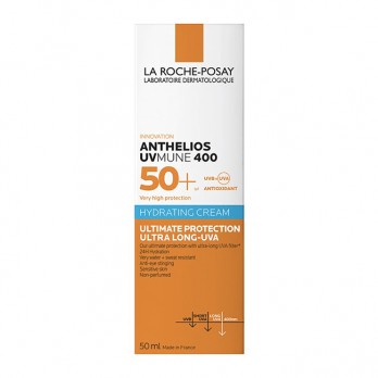 La Roche Posay Anthelios UVMune 400  Hydrating Cream SPF50+ Non Perfumed  50ml | Αντηλιακή Ενυδατική Κρέμα Χωρίς Άρωμα 