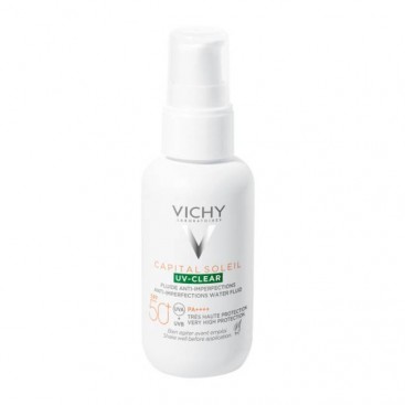 Vichy Capital Soleil UV-Clear Spf50+ 40ml | Αντηλιακό Προσώπου Κατά της Λιπαρότητας