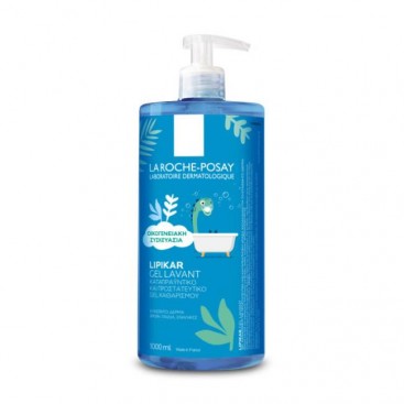 La Roche Posay Lipikar Gel Lavant Family Size 1lt |Απαλός Καθαρισμός Προσώπου & Σώματος, Βρέφη, Παιδιά, Ενήλικες 
