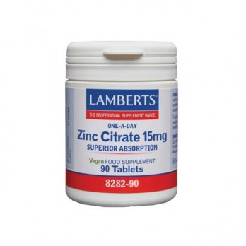 Lamberts Zinc 15mg (Citrate) 90tabs |  Συμπλήρωμα Ψευδάργυρου