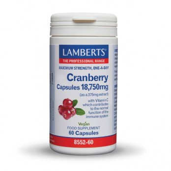 Lamberts Cranberry 18.750mg 60caps | Κάψουλες με Κράνμπερι για την Υγεία του Ουροποιητικού