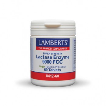 Lamberts Lactase Enzyme 9000 FCC 60tabs | Συμπλήρωμα Διατροφής με Λακτάση