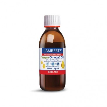 Lamberts Vegan Omega 3 Oil 150ml | Υγρό Συμπλήρωμα Διατροφής με Ωμέγα 3