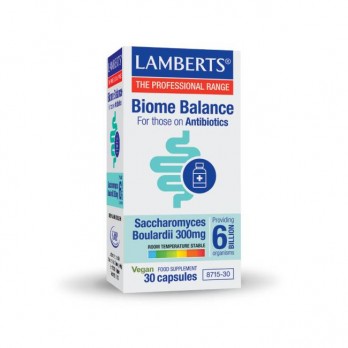Lamberts Biome Balance For those on Antibiotics​ 30caps | Προβιοτικό Σκεύασμα με 6 Δισεκατομμύρια Ζυμομύκητες