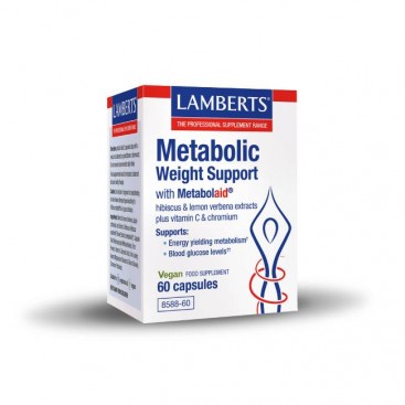 Lamberts Metabolic Weight Support 60caps | Συμπλήρωμα Διατροφής για την Υποστήριξη του Μεταβολισμού