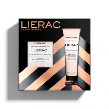 Lierac Hydragenist The Rehydrating Radiance Cream-Gel Κρέμα Προσώπου Ενυδάτωσης και Λάμψης για Κανονικές, Μεικτές Επιδερμίδες 50ml & Δώρο Hydragenist The Plumping Mask  Μάσκα Προσώπου Επαναπύκνωσης & Λάμψης 75ml