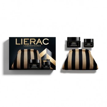 Lierac Premium The Voluptuous Cream Κρέμα Προσώπου Ολικής Αντιγήρανσης Πλούσιας Υφής  50ml & Δώρο Premium The Eye Cream, Αντιγηραντική Κρέμα Ματιών, 20ml & Νεσεσέρ