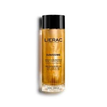 Lierac Sunissime The Enhancing Oil 100ml | Ιριδίζον Έλαιο για Πρόσωπο, Σώμα & Μαλλιά