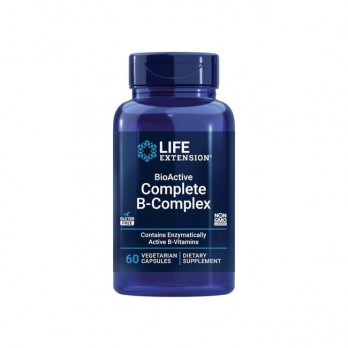 Life Extension BioActive Complete B-Complex, 60caps | Σύμπλεγμα Βιταμινών Β