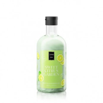 Lavish Care Sweet Citrus Garden Bath & Shower Gel 500ml | Αφρόλουτρο με Άρωμα Μοσχολέμονου