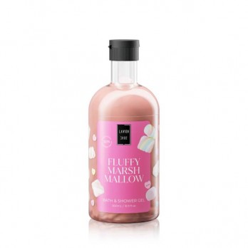 Lavish Care Fluffy Marshmallow Bath & Shower Gel 500ml | Αφρόλουτρο με Άρωμα Fluffy Marshmallow 