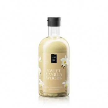 Lavish Care Sweet Vanilla Woods Bath & Shower Gel 500ml | Αφρόλουτρο με Άρωμα Βανίλια