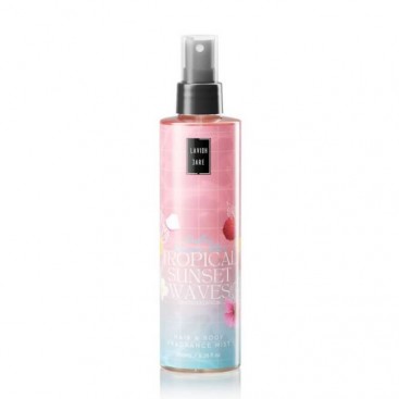Lavish Care Tropical Sunset Waves Fragrance Mist 200ml | Αρωματικό Σπρέι Σώματος & Μαλλιών με Εξωτικό Άρωμα 