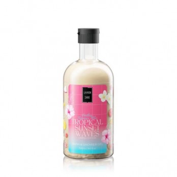 Lavish Care Tropical Sunset Waves Bath & Shower Gel 500ml | Αφρόλουτρο με Εξωτικό Άρωμα