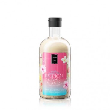 Lavish Care Tropical Sunset Waves Bath & Shower Gel 500ml | Αφρόλουτρο με Εξωτικό Άρωμα