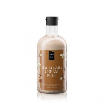 Lavish Care Macadamia Cream Puff  Bath & Shower Gel 500ml | Αφρόλουτρο με Άρωμα Macadamia 